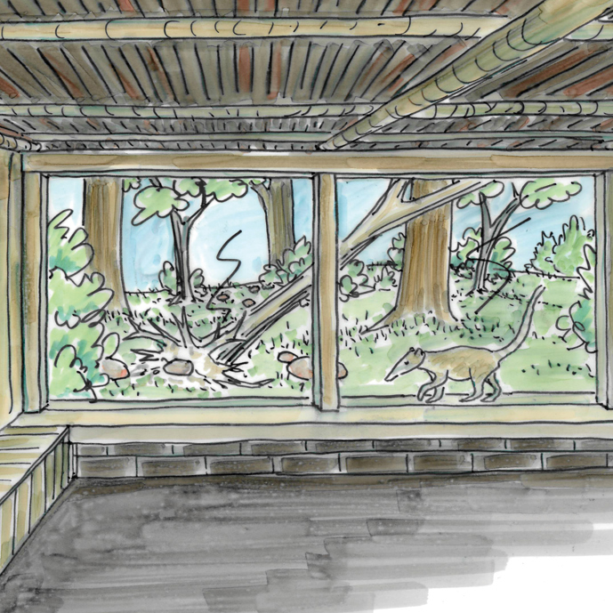 Build of new animal enclosures at Burgers' Zoo